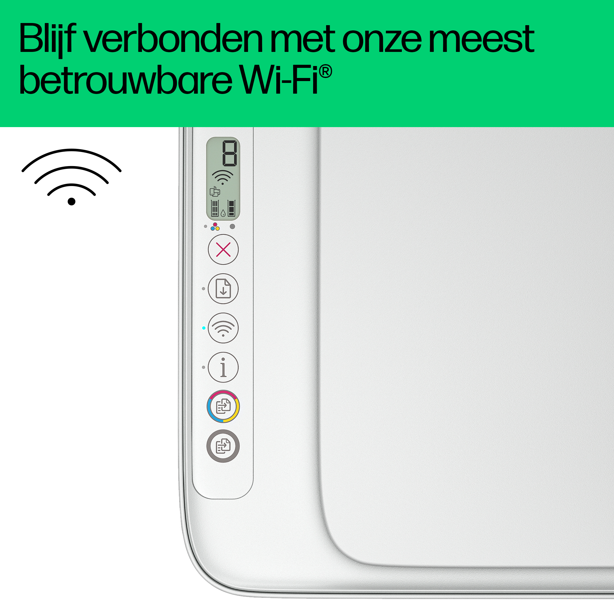 HP DeskJet 2810e Draadloos All-in-One Kleur Printer, Kopieerapparaat, scanner - Afbeelding 8