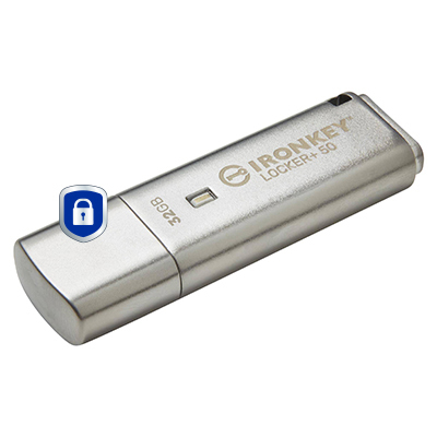 Kingston Technology IronKey 32GB IKLP50 AES USB, met 256-bits versleuteling - Afbeelding 3
