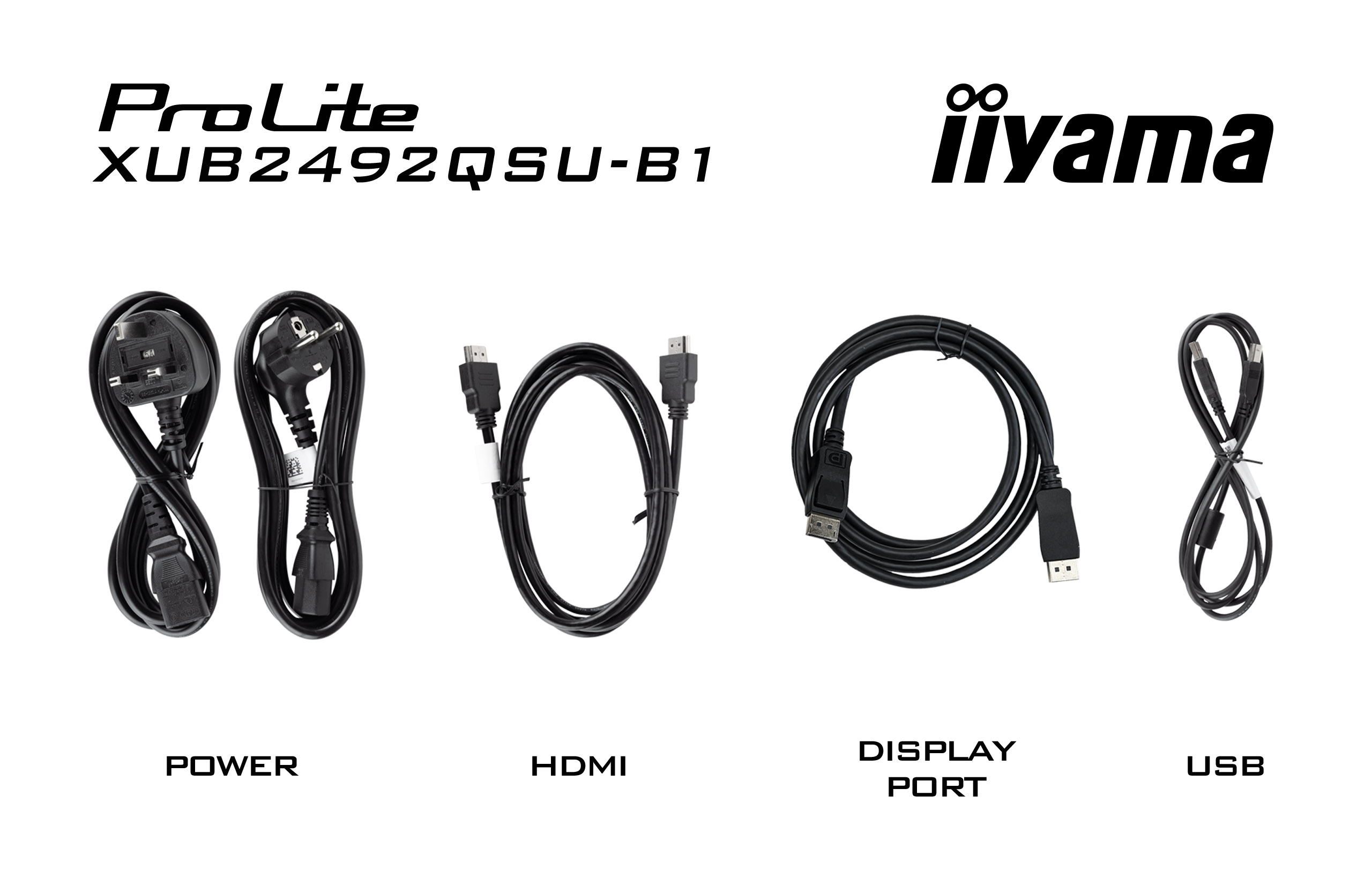 iiyama ProLite XUB2492QSU-B1 computer monitor 60,5 cm (23.8") 2560 x 1440 Pixels Quad HD LED Zwart - Afbeelding 15