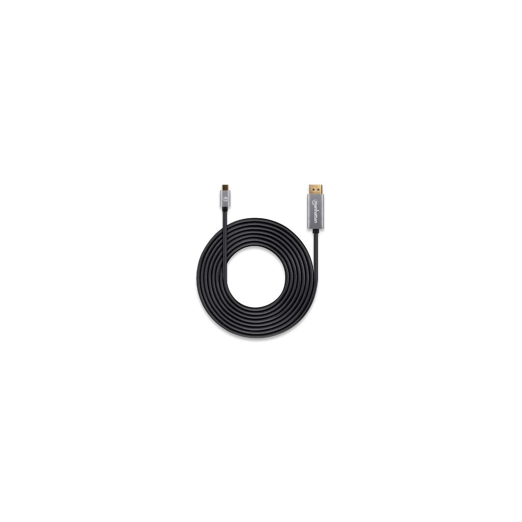 Manhattan USB-C naar DisplayPort 1.4 kabel, 8K@60Hz, 3 m, mannelijk naar mannelijk, niet bi-directioneel, zwart, 3 jaar garantie - Afbeelding 6