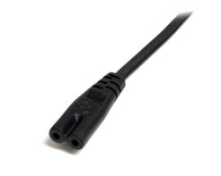 StarTech.com 2m Laptop Stroomkabel, EU Plug naar C7, 2.5A 250V, 18AWG, Laptop Vervangkabel, Printer Voedingskabel, Laptop Lader Kabel, Laptop Laadkabel, UL-Listed - Afbeelding 4