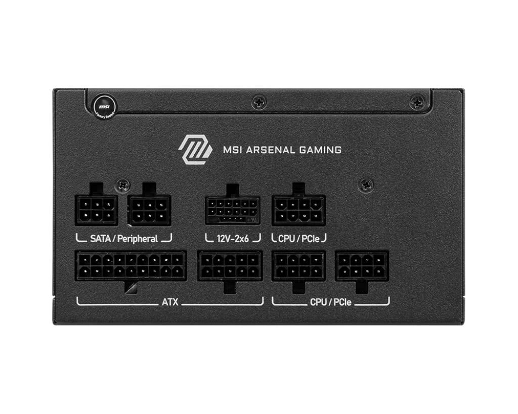 MSI MAG A750GLS PCIE5 power supply unit 750 W 24-pin ATX ATX Zwart - Afbeelding 3