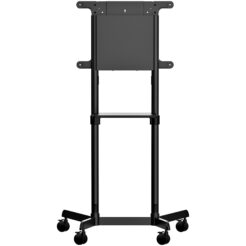 StarTech.com Verrijdbare TV Standaard - Mobiele TV Vloerstandaard voor 37-70" VESA Scherm (70kg) - TV Trolley met Schap en Opbergvak - Roteren/Kantelen - Universele TV Mount op Wielen - Afbeelding 3