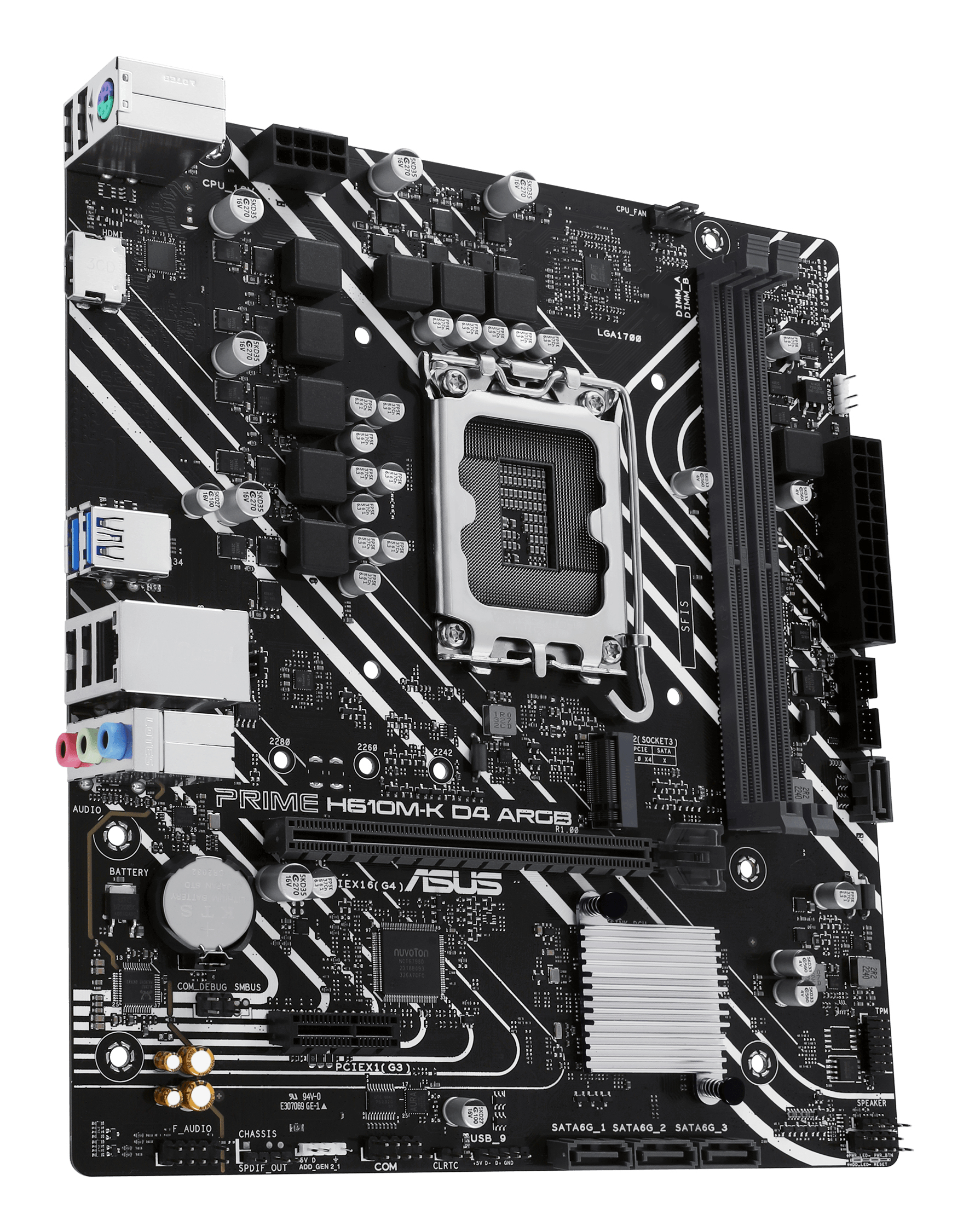ASUS PRIME H610M-K D4 ARGB Intel H610 LGA 1700 micro ATX - Afbeelding 5