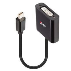 Lindy 41736 tussenstuk voor kabels Mini DisplayPort DVI-D Zwart - Afbeelding 2