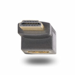 StarTech.com Opwaartse HDMI 2.0 Adapter, Male naar Female, Verticale 90 Graden Haakse HDMI adapter, HDMI Port Saver, 4K 60Hz, High Speed HDMI Connector Extension, M/F - Afbeelding 2