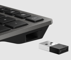 HP 725 Multi-Device Rchrgbl WL KBD Belg toetsenbord Thuis/Werk RF-draadloos + Bluetooth Zwart - Afbeelding 4