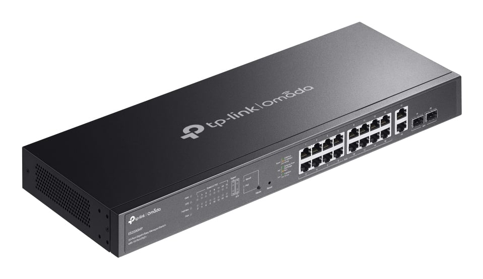 TP-Link Omada ES220GMP netwerk-switch Managed L2 Gigabit Ethernet (10/100/1000) Power over Ethernet (PoE) Zwart - Afbeelding 5