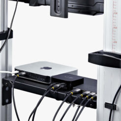 StarTech.com Verrijdbare TV Standaard op Wielen voor 60-100inch Flat Screens tot 100kg, In Hoogte Verstelbaar via Krukas, Mobiele Televisie Standaard/Trolley - Afbeelding 12