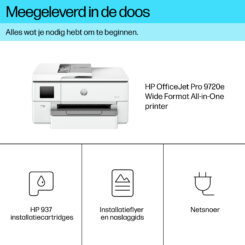 HP OfficeJet Pro 9720e Draadloos All-in-One Kleur Printer, Dubbelzijdig printen; Kopieerapparaat, Scanner - Afbeelding 7
