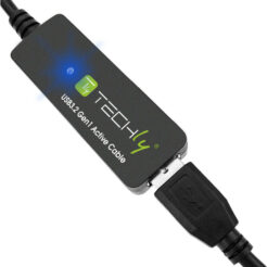 Techly ICUR30100G USB-kabel USB 3.2 Gen 1 (3.1 Gen 1) 10 m USB A Zwart - Afbeelding 8
