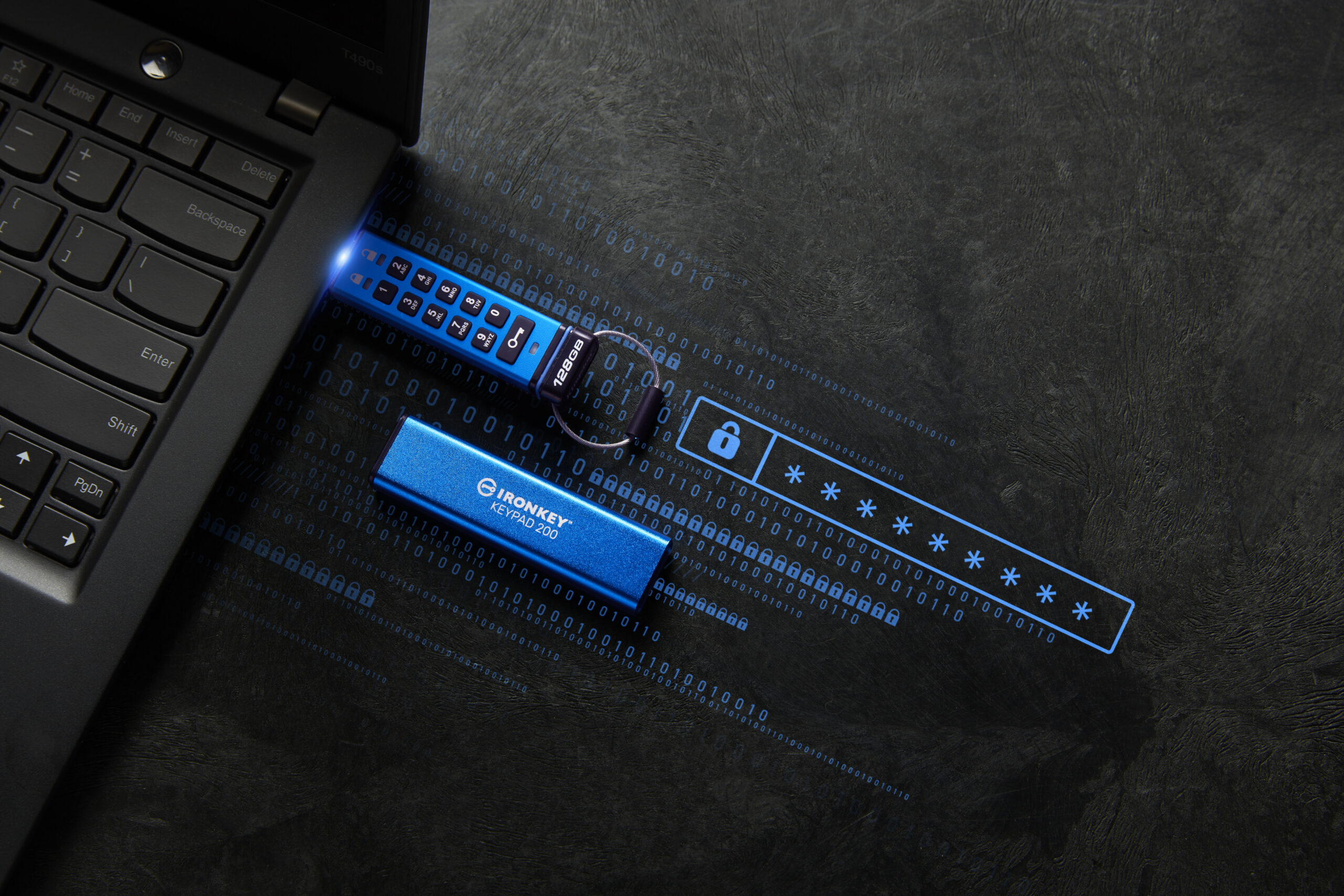 Kingston Technology IronKey 128GB Keypad 200, FIPS 140-3 Lvl 3 (aangevraagd) AES-256 versleuteld - Afbeelding 7