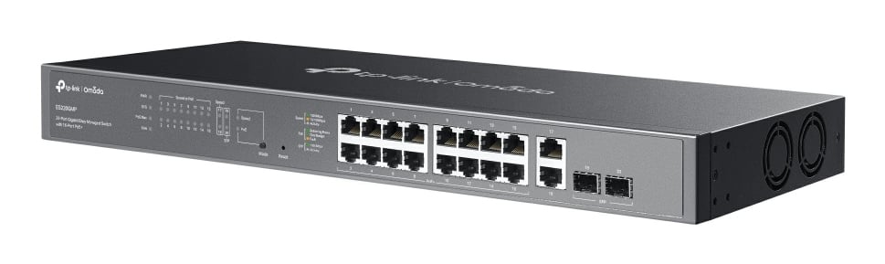 TP-Link Omada ES220GMP netwerk-switch Managed L2 Gigabit Ethernet (10/100/1000) Power over Ethernet (PoE) Zwart - Afbeelding 4