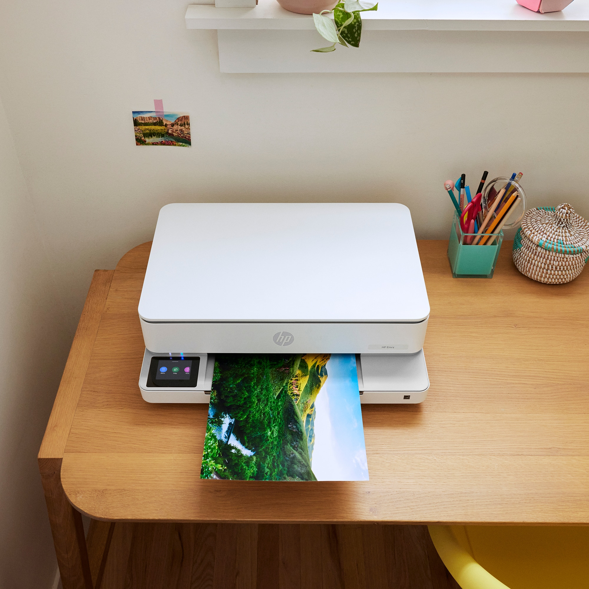 HP ENVY 6530e Draadloos All-in-One Kleur Printer, Instant Ink; Foto's printen - Afbeelding 8