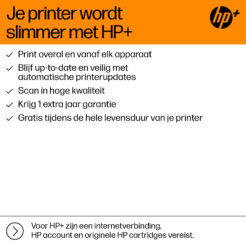 HP OfficeJet Pro 8132e Draadloos All-in-One Kleur Printer, Instant Ink; Dubbelzijdig printen - Afbeelding 8