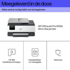HP OfficeJet Pro 8132e Draadloos All-in-One Kleur Printer, Instant Ink; Dubbelzijdig printen - Afbeelding 6