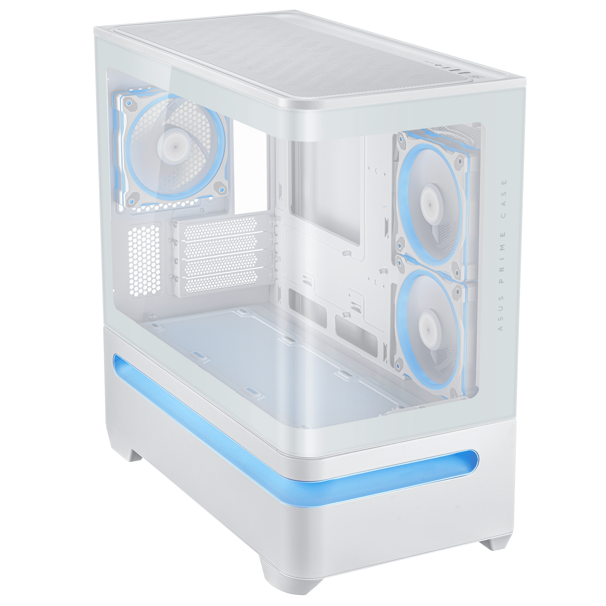 ASUS PRIME AP202 ARGB Mini Tower Wit - Afbeelding 4