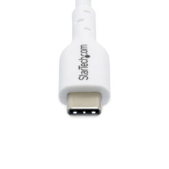 StarTech.com 1m USB-C Laadkabel, Charge & Sync, 60W (3A) PD, USB 2.0, Laptop Type C Laadkabel - Witte USB-C Oplaadkabel - Afbeelding 6