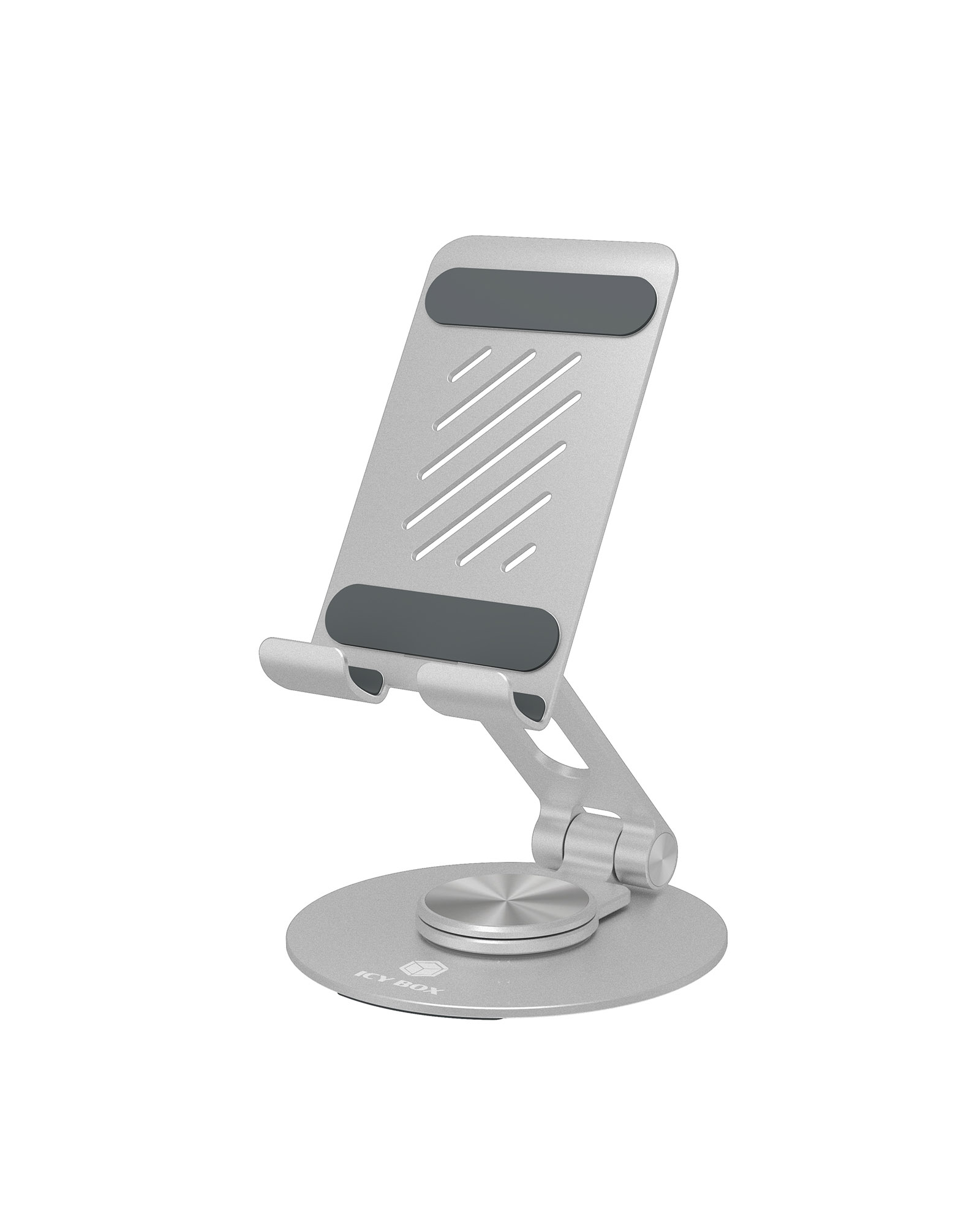 ICY BOX IB-TH201-R Passieve houder Mobiele telefoon/Smartphone, Tablet/UMPC Zilver - Afbeelding 2