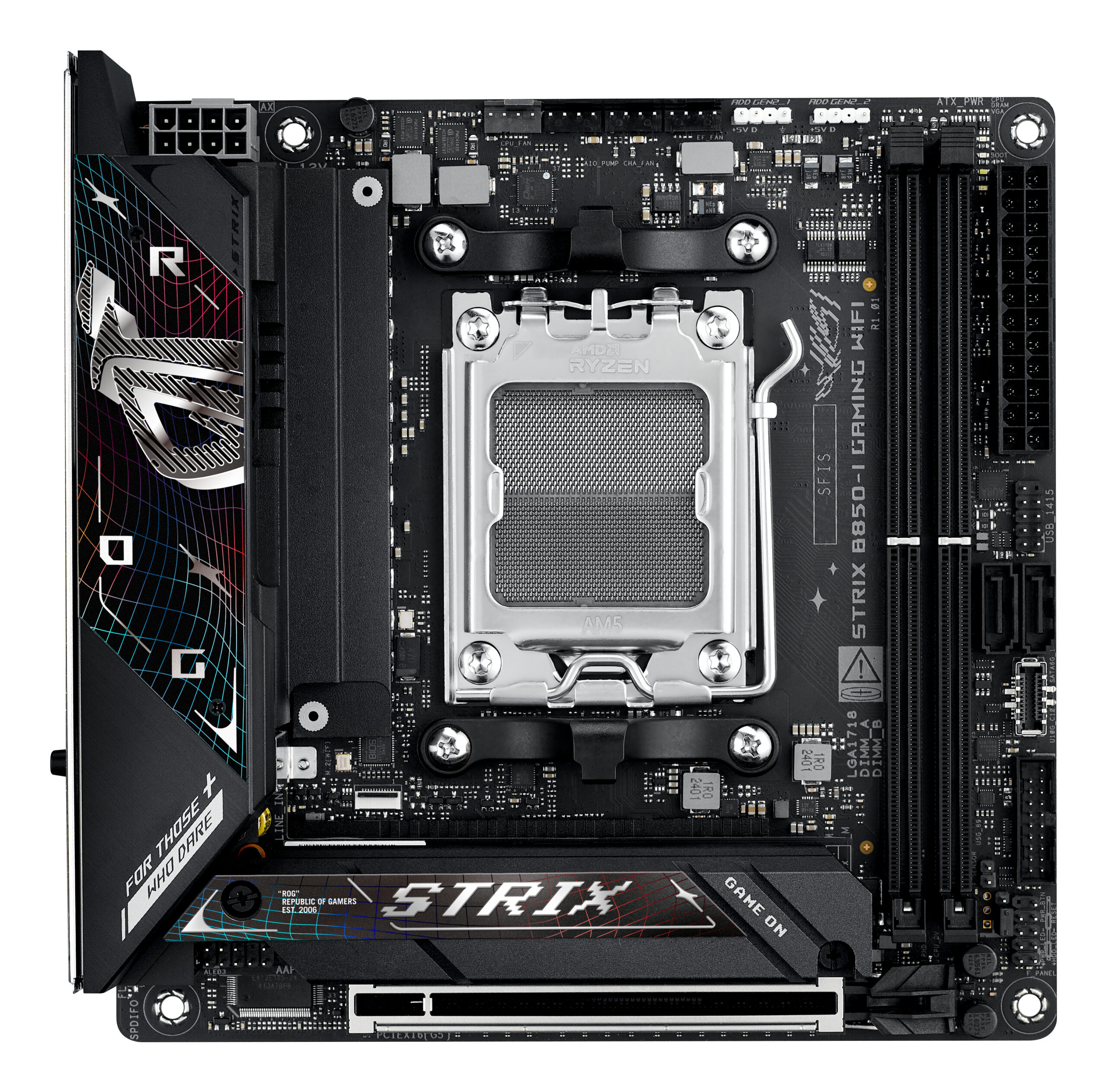 ASUS ROG STRIX B850-I GAMING WIFI AMD B850 Socket AM5 mini ITX - Afbeelding 3