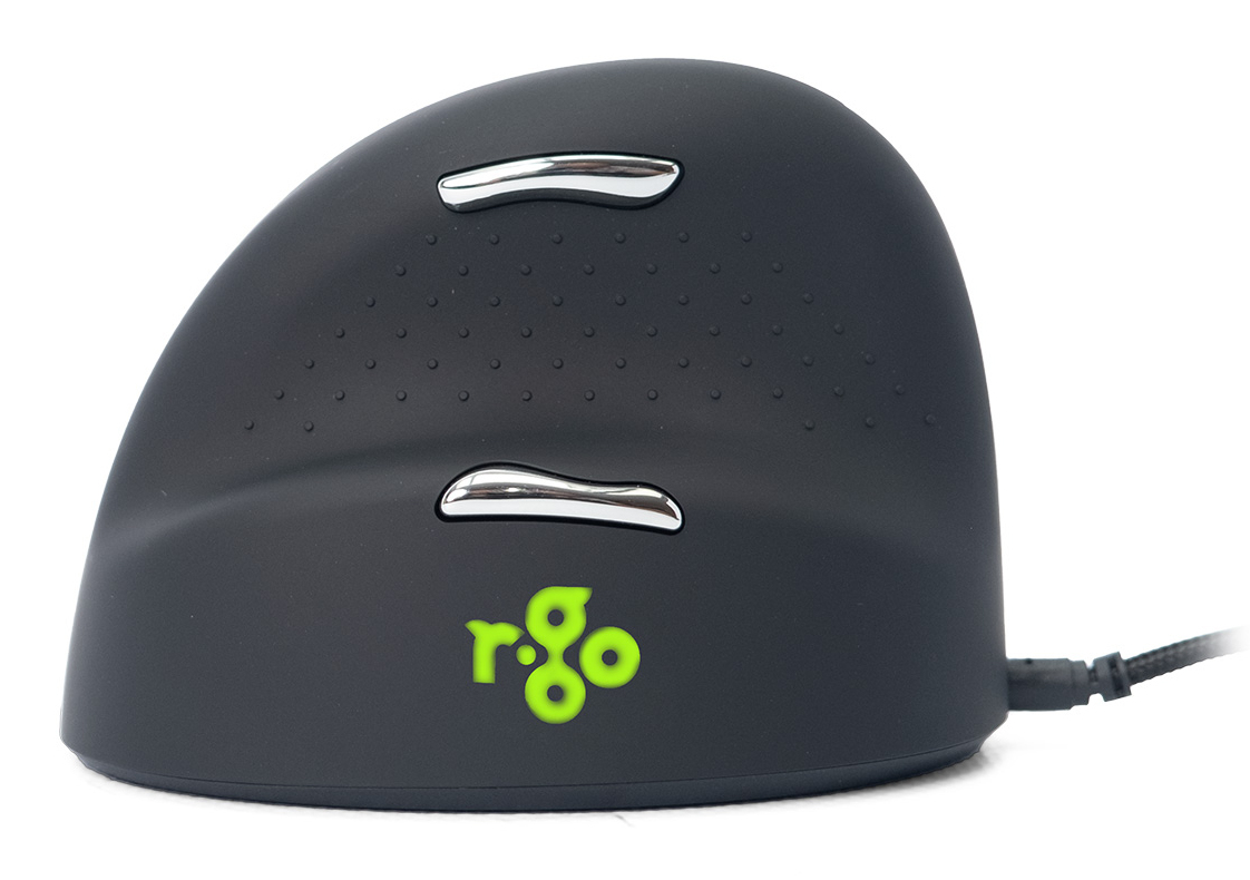 R-Go Tools Ergonomische muis R-Go HE Break met pauzesoftware, medium (handlengte 165-185mm), linkshandig, bedraad, zwart - Afbeelding 5