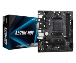 ASRock A520M-HDV AM4 mATX VGA/HDMI/DVI DDR4 retail