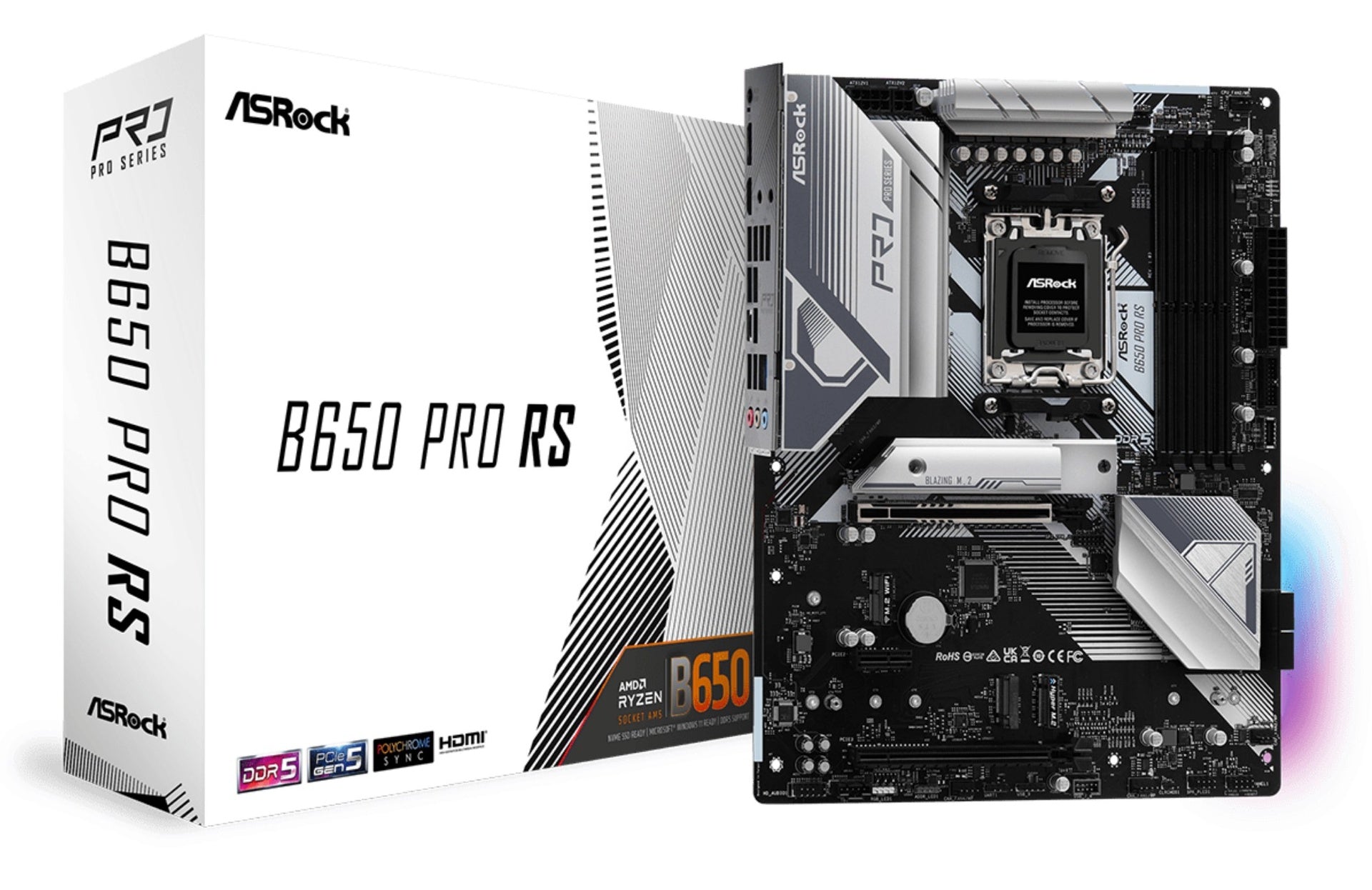 ASRock B650 Pro RS AM5 ATX HDMI/DP DDR5 retail