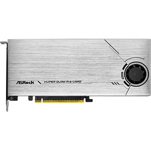 ASRock Hyper Quad M.2 Card PCIe Gen4 x16 voor 4x SSD