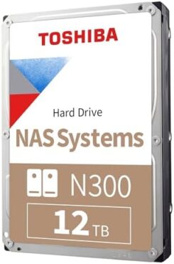 Toshiba 8.9cm (3.5) 12TB SATA3 NAS N300 7200RPM intern