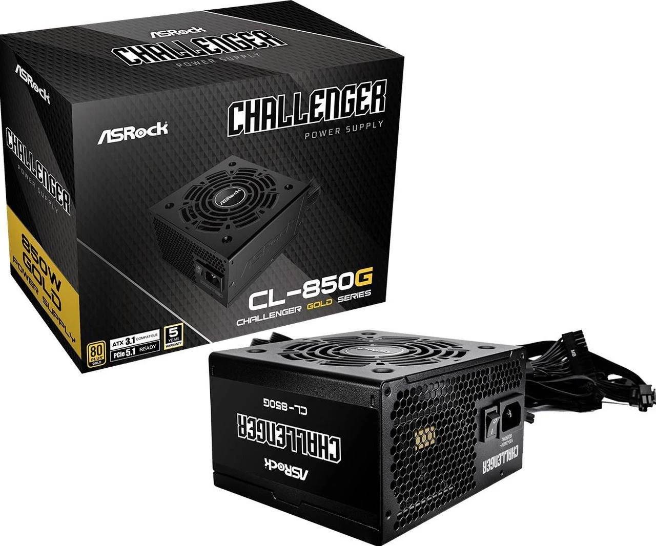 ASRock Challenger Series CL-850G 850W ATX 80+ Gold     black retail