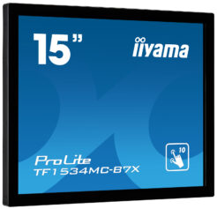 iiyama TF1534MC-B7X computer monitor 38,1 cm (15") 1024 x 768 Pixels XGA LED Touchscreen Multi-gebruiker Zwart