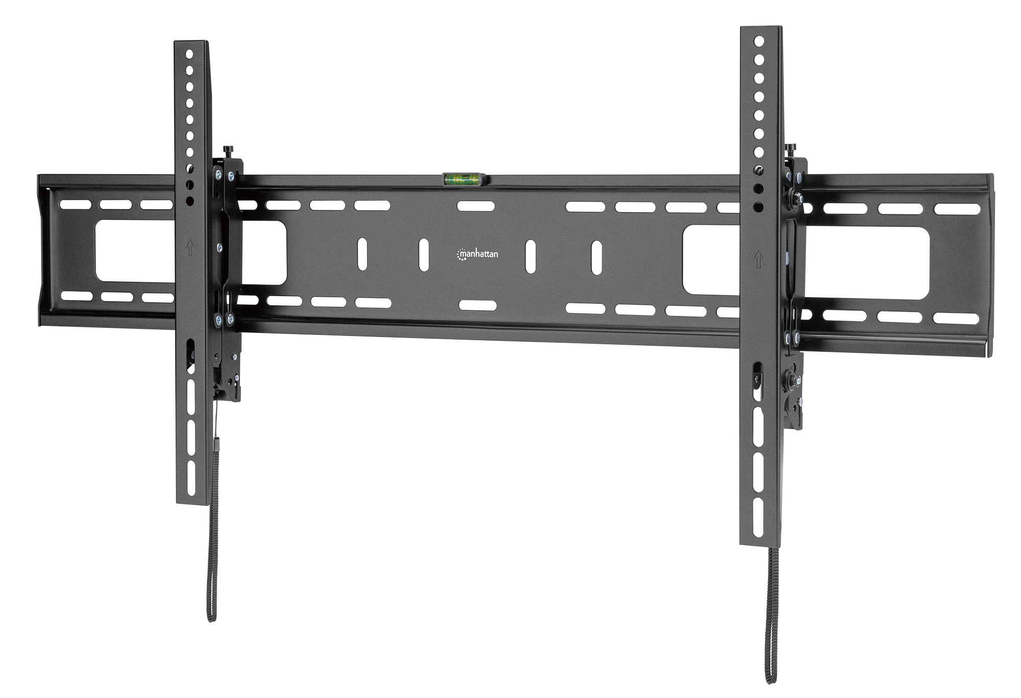 Manhattan Wandbeugel met verlenging voor TV’s en monitoren (Kantelbaar, anti-diefstal), voor schermen 37"–100", VESA-compatibiliteit: van 200×200 tot 800×400 mm (controleer de afmetingen van de vier montagegaten aan de achterzijde), max 75 kg, zwart - Afbeelding 4