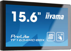iiyama ProLite TF1634MC-B8X computer monitor 39,6 cm (15.6") 1920 x 1080 Pixels Full HD LED Touchscreen Multi-gebruiker Zwart