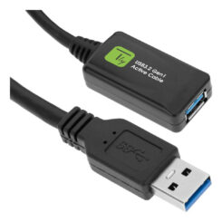 Techly ICUR3050G USB-kabel USB 3.2 Gen 1 (3.1 Gen 1) 5 m USB A Zwart - Afbeelding 4