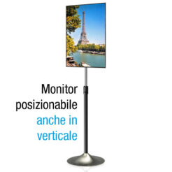 Techly ICA-TR10 bevestiging voor signage-beeldschermen 68,6 cm (27") Zilver - Afbeelding 5