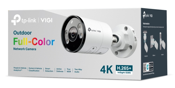 TP-Link INSIGHT S385 Kogel (vorm) IP-beveiligingscamera Buiten 3840 x 2160 Pixels Muur - Afbeelding 5