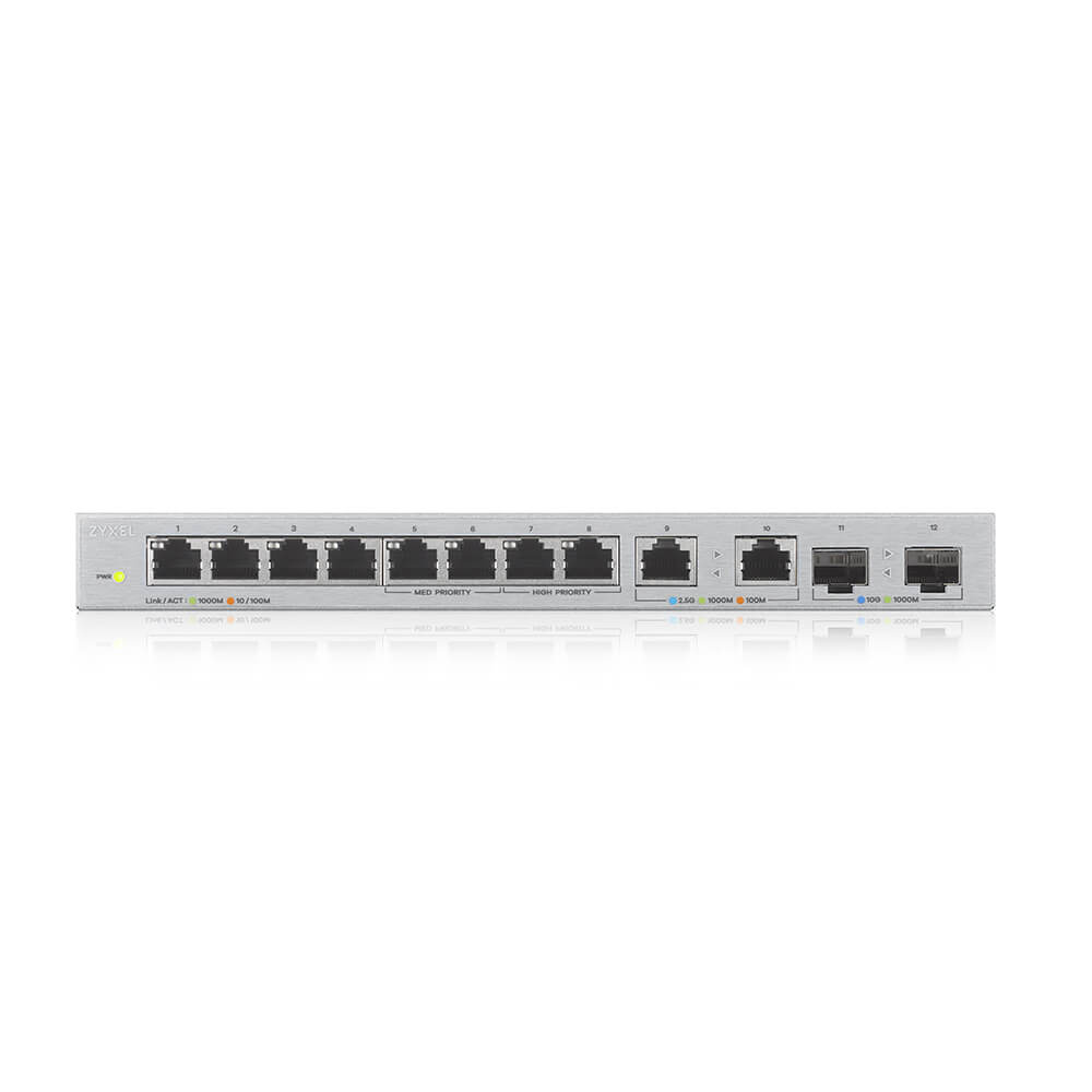 Zyxel XGS1010-12-ZZ0102F netwerk-switch Unmanaged Gigabit Ethernet (10/100/1000) Grijs - Afbeelding 3