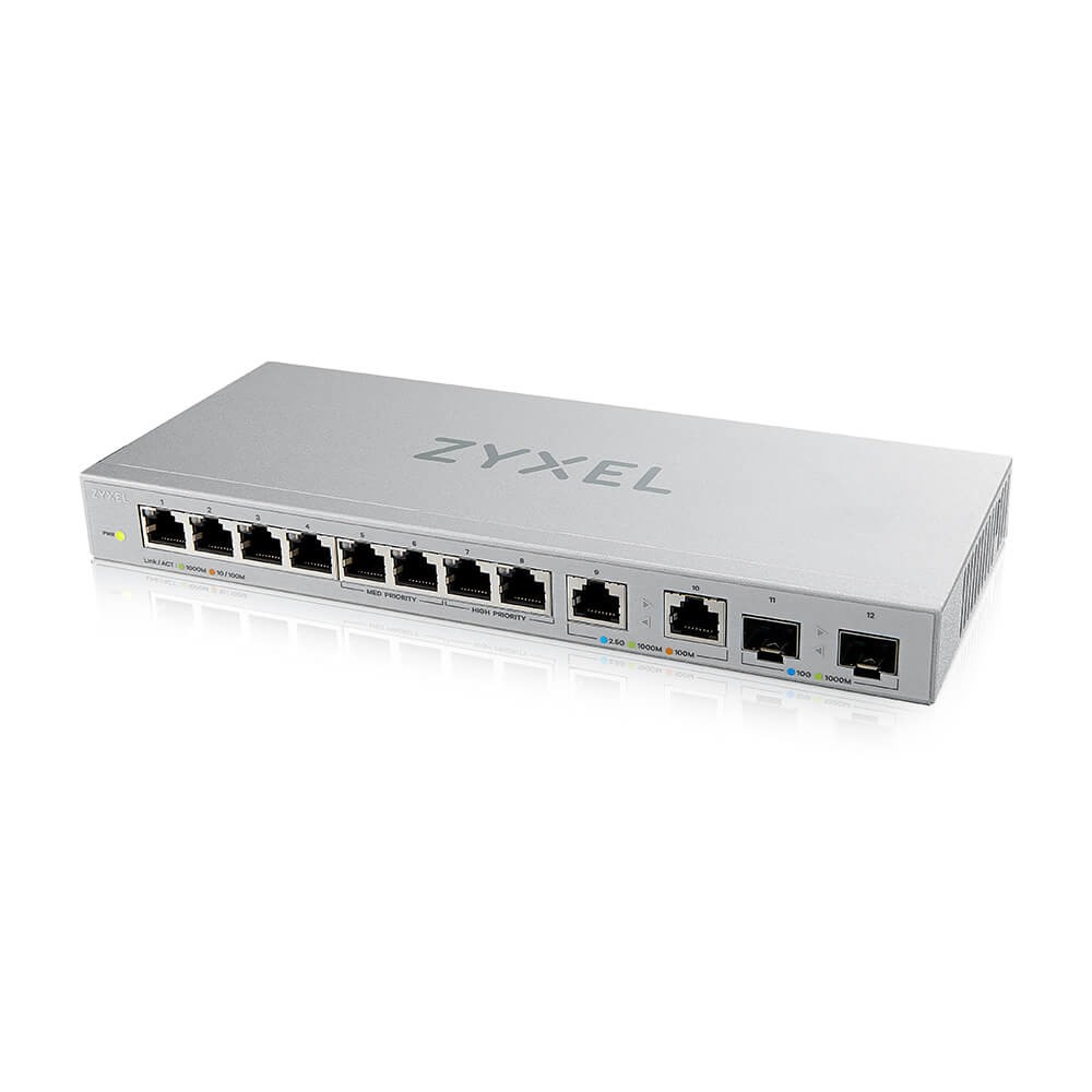 Zyxel XGS1010-12-ZZ0102F netwerk-switch Unmanaged Gigabit Ethernet (10/100/1000) Grijs - Afbeelding 8
