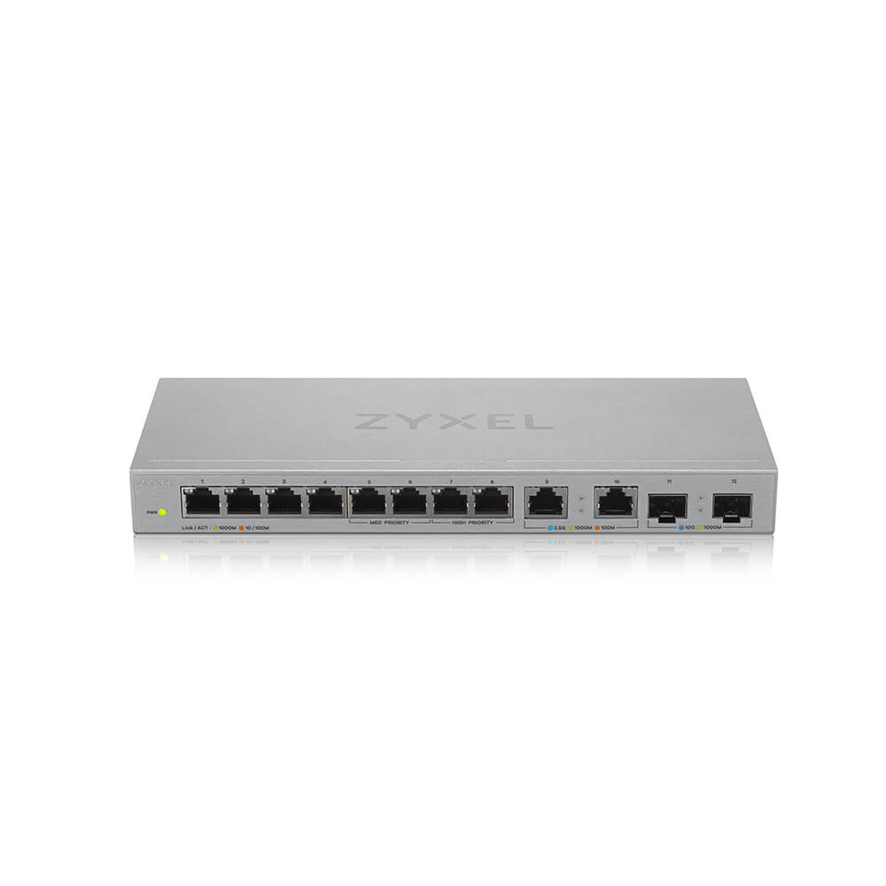 Zyxel XGS1010-12-ZZ0102F netwerk-switch Unmanaged Gigabit Ethernet (10/100/1000) Grijs - Afbeelding 6