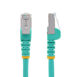 StarTech.com 5m CAT6a Ethernet Kabel, Aqua, Low Smoke Zero Halogen (LSZH), 10GbE 500MHz 100W PoE++ Snagless RJ-45 S/FTP Netwerk Patch Kabel met Trekontlasting, Fluke Tested/ETL - Afbeelding 3