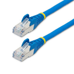 StarTech.com 3m CAT6a Ethernet Kabel, Blauw, Low Smoke Zero Halogen (LSZH), 10GbE 500MHz 100W PoE++ Snagless RJ-45 S/FTP Netwerk Patch Kabel met Trekontlasting, Fluke Tested/ETL - Afbeelding 2
