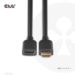 CLUB3D Ultra High Speed HDMI Extension Cable 4K120Hz 8K60Hz 48Gbps M/F 1 m / 3.28 ft 30AWG - Afbeelding 8