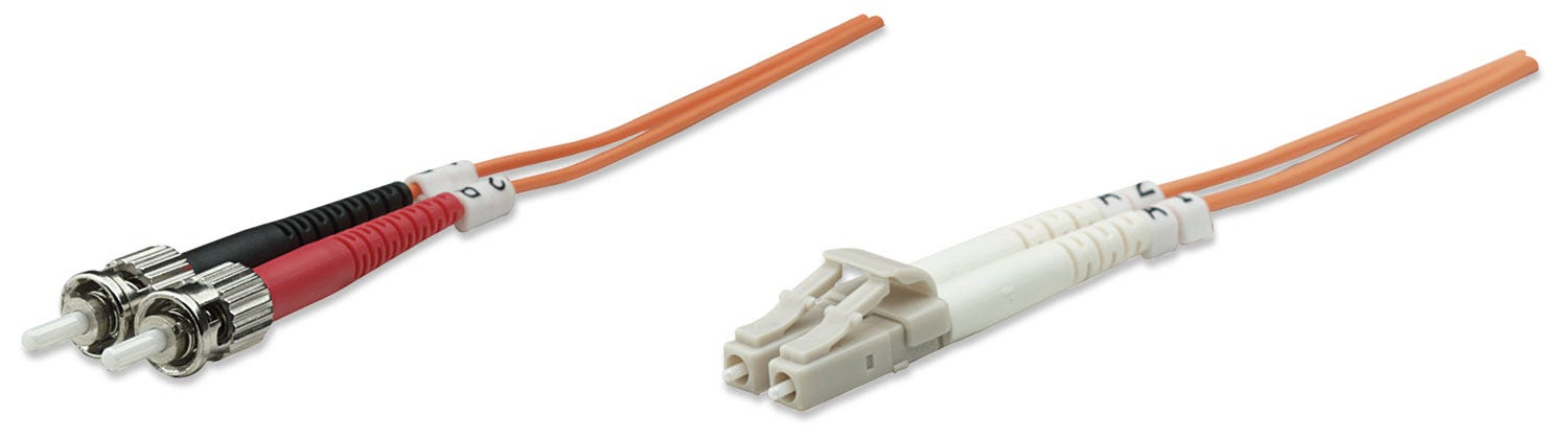 Intellinet 3.0m LC-ST M/M InfiniBand en Glasvezelkabel 3 m Oranje - Afbeelding 2