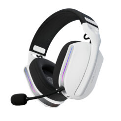 Oniverse Polaris Headset Bedraad en draadloos Hoofdband Gamen USB Type-C / USB Type-A Bluetooth Zwart, Wit - Afbeelding 3