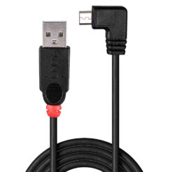 Lindy 31976 USB-kabel USB 2.0 1 m USB A Micro-USB B 0,48 Gbit/s Zwart - Afbeelding 3