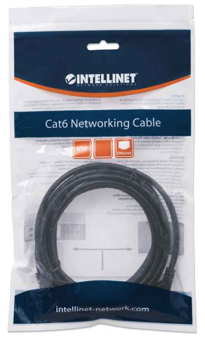 Intellinet 342032 netwerkkabel Zwart 0,5 m Cat6 U/UTP (UTP) - Afbeelding 3