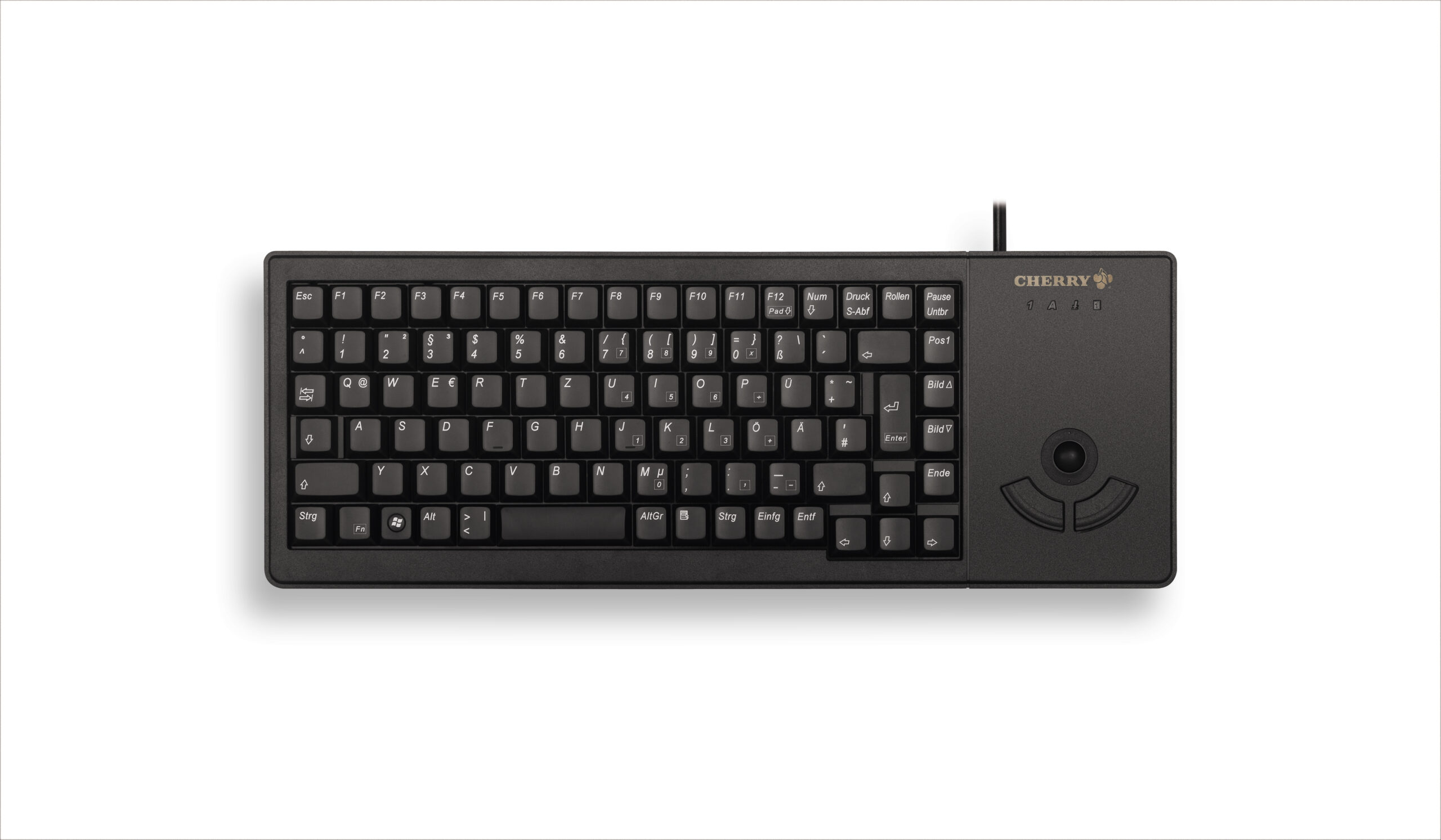 CHERRY XS Trackball G84-5400 toetsenbord Kantoor USB QWERTZ Duits Zwart - Afbeelding 3