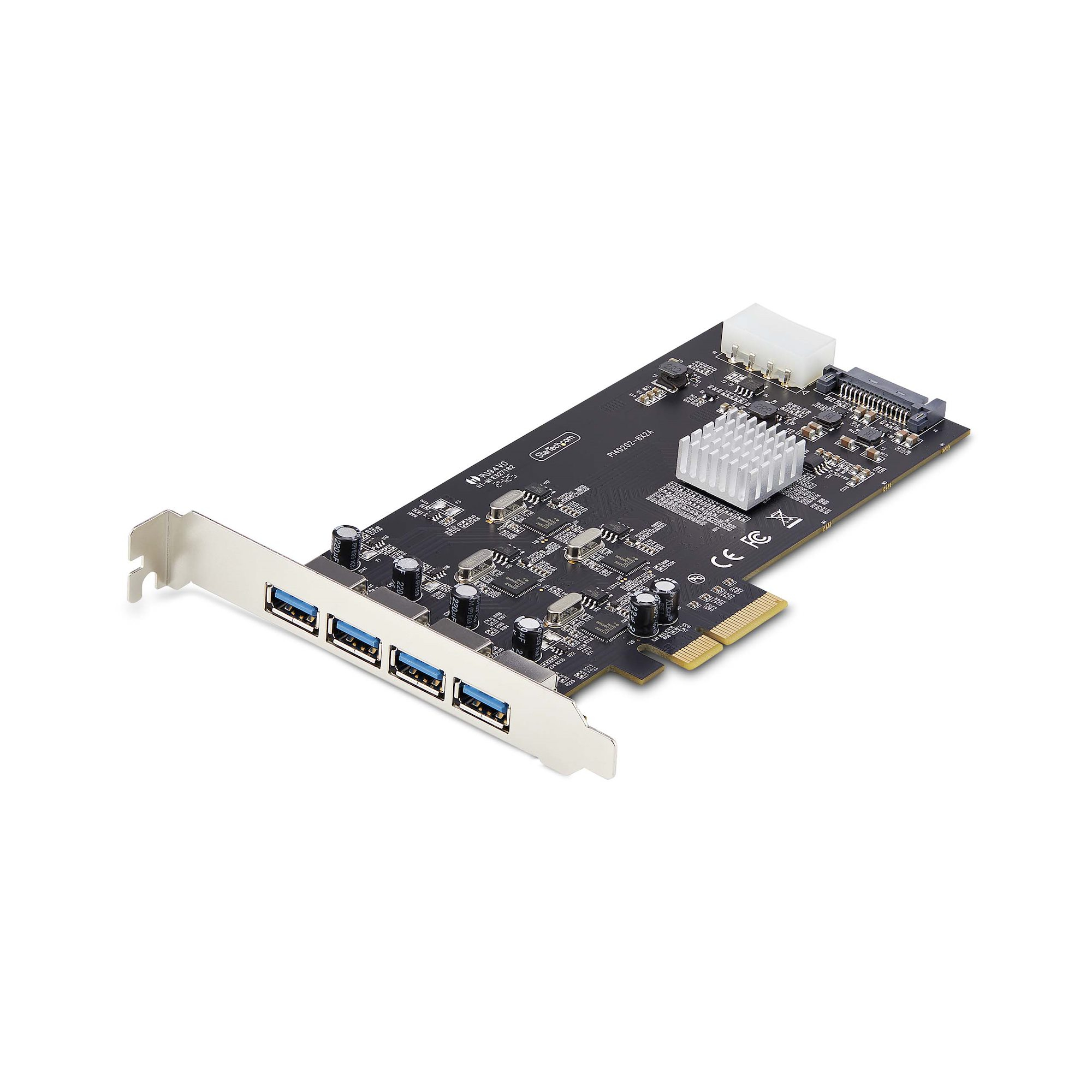 StarTech.com 4-Port USB PCIe Kaart, USB 3.2 5Gbps, PCI Express Uitbreidingskaart met 4x Onafhankelijke USB Controllers, 4x USB-A Poorten, Windows/macOS/Linux - Afbeelding 2