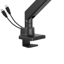 Manhattan Bureaubeugel voor TV’s en monitoren (Volledig Verstelbaar met gasveer), voor schermen 13"–42", met tafelklem of bladdoorvoer, VESA-compatibiliteit: van 75x75 tot 200x200 mm (controleer de afmetingen van de vier montagegaten aan de achterzijde) - Afbeelding 7