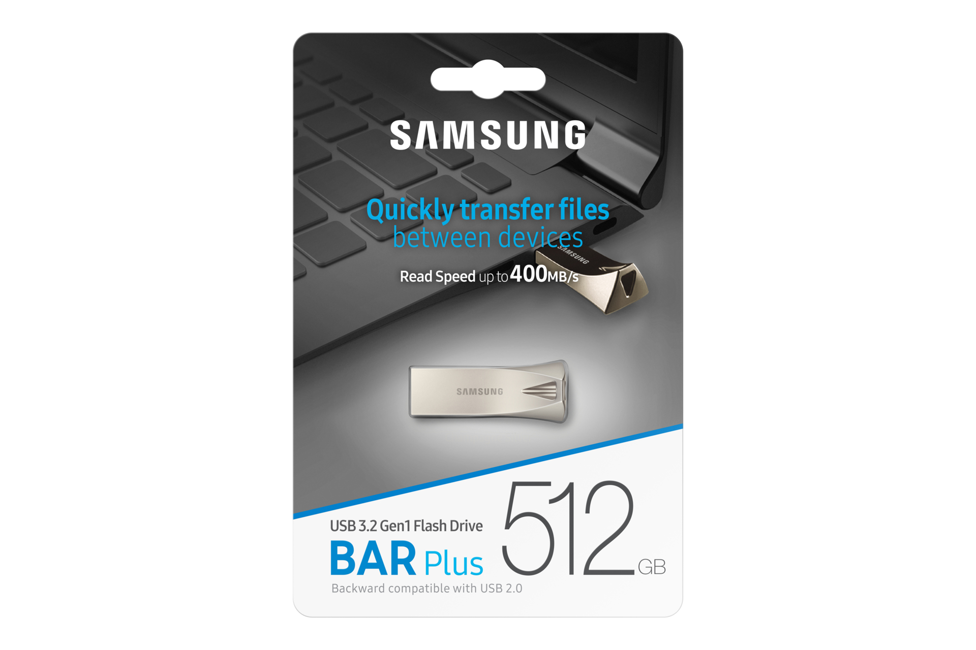 Samsung BAR Plus USB Stick Silver - Afbeelding 8